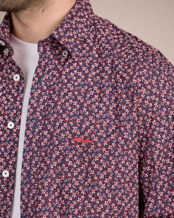 Homme Mise Au Green Chemise Cassia bleu marine