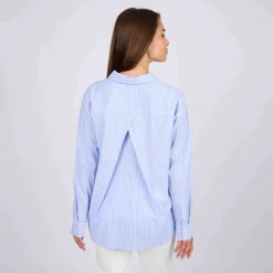 Femme Mise Au Green Chemise Cassie bleu ciel