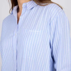 Femme Mise Au Green Chemise Cassie bleu ciel