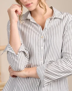 Femme Mise Au Green Chemise Coline bleu marine