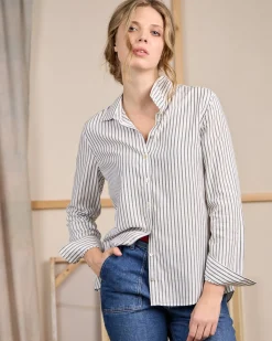 Femme Mise Au Green Chemise Coline bleu marine