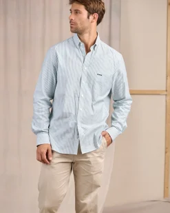 Homme Mise Au Green Chemise rayée