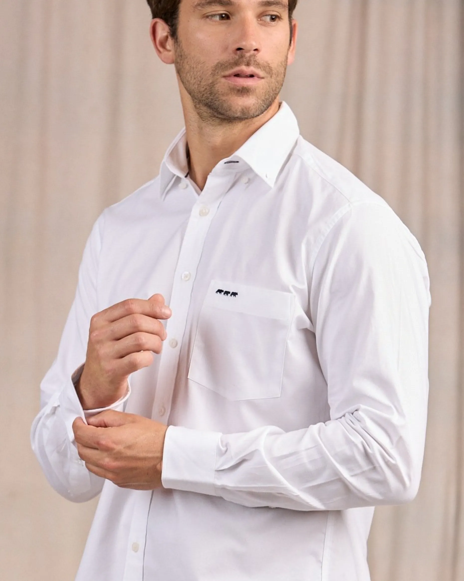 Homme Mise Au Green Chemise unie