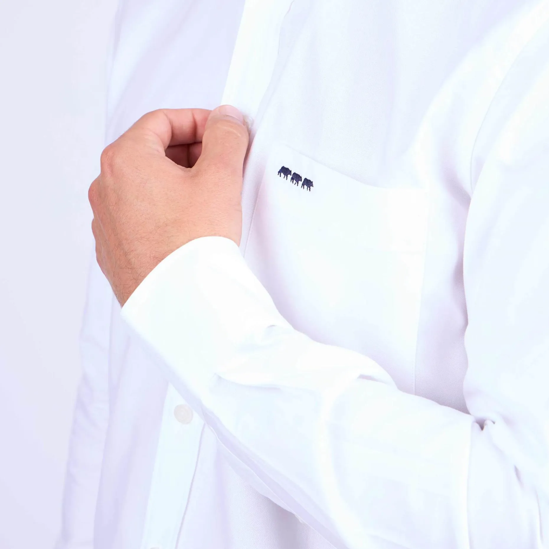 Homme Mise Au Green Chemise unie