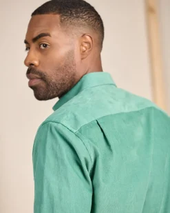 Homme Mise Au Green Chemise velours