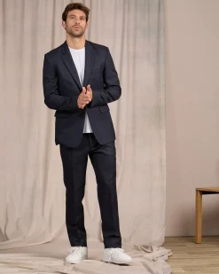 Homme Mise Au Green Chino Brandy bleu marine