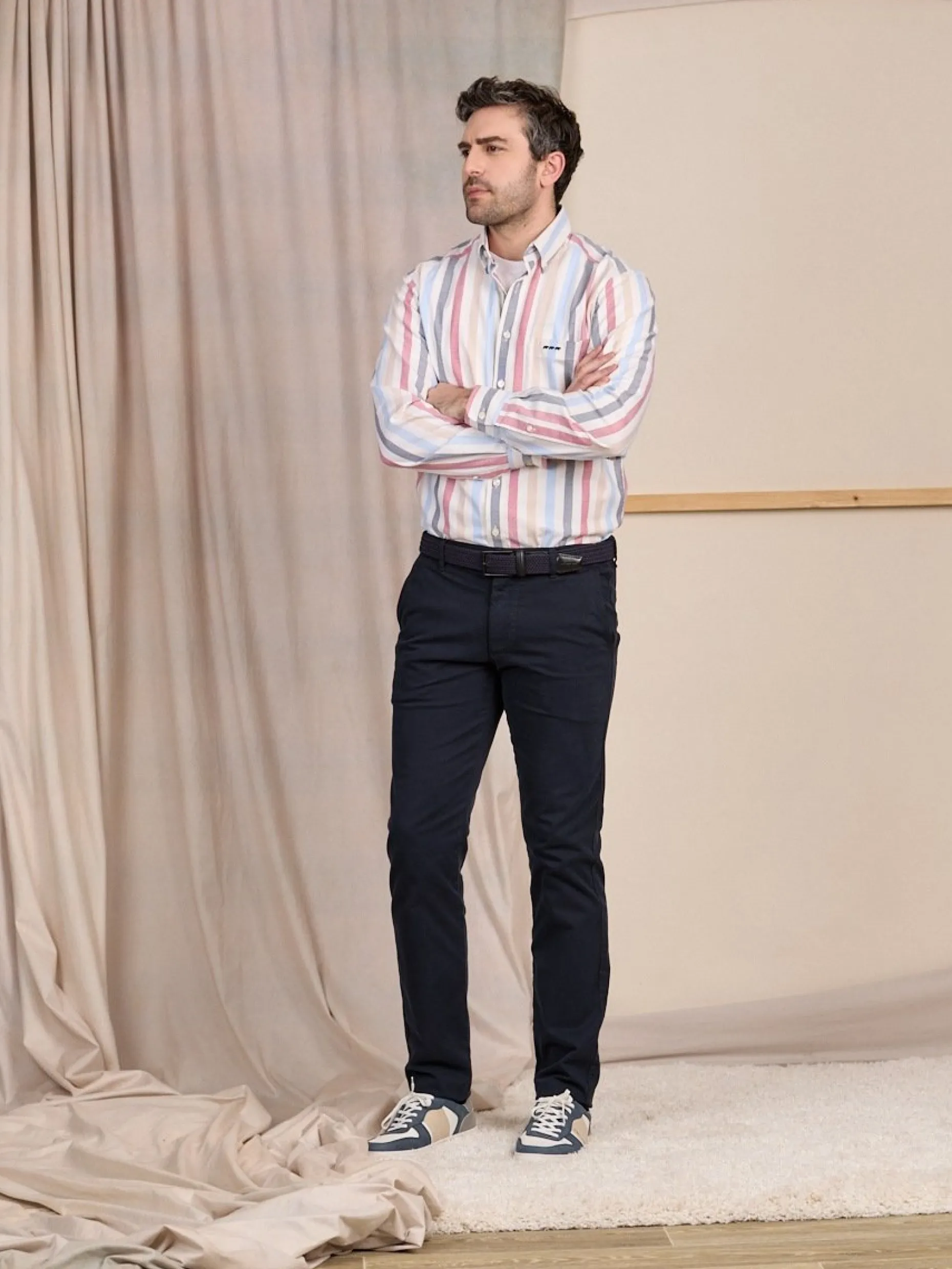 Homme Mise Au Green Chino Cyrile bleu marine