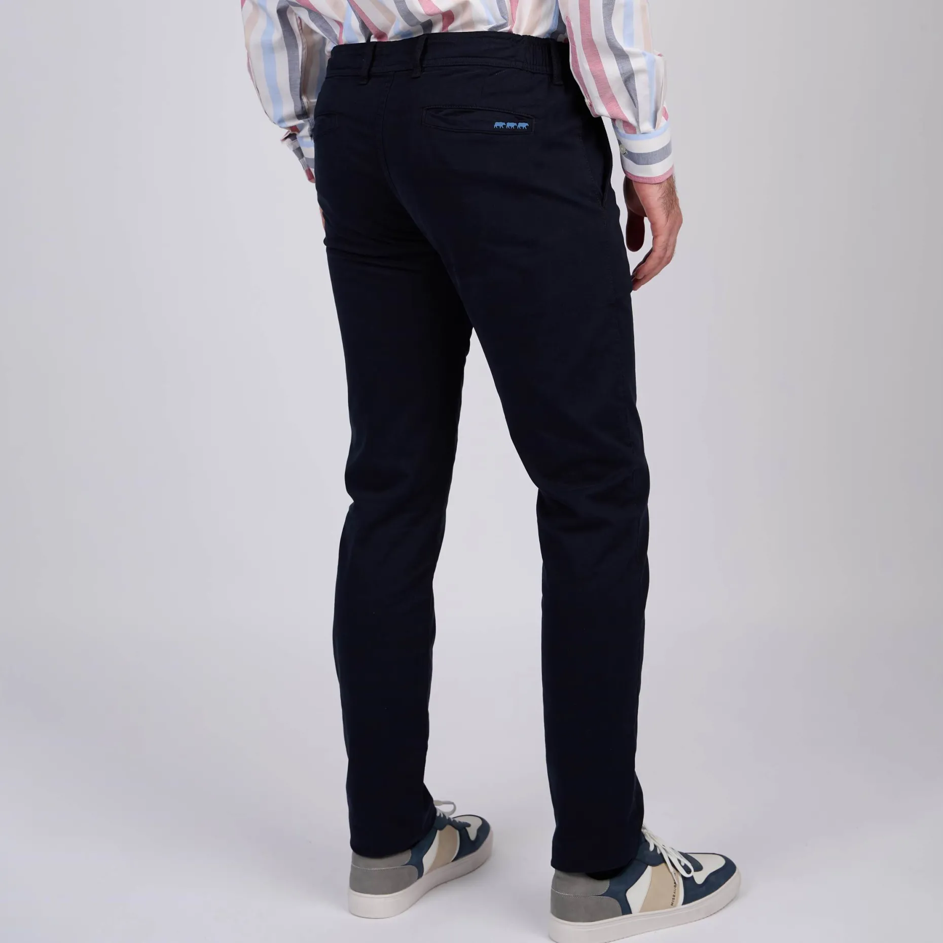 Homme Mise Au Green Chino Cyrile bleu marine