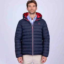 Homme Mise Au Green Doudoune Calvin bleu marine