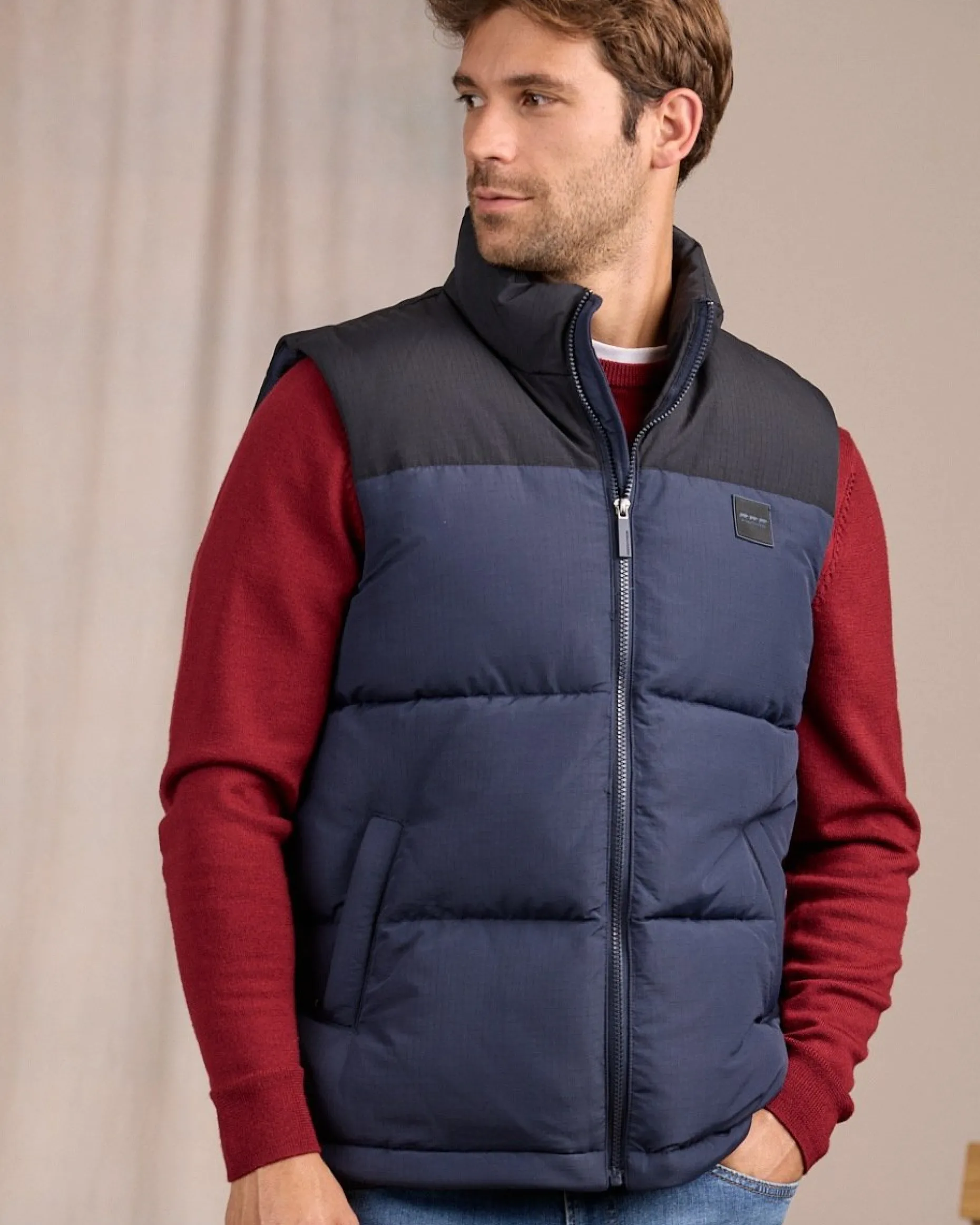 Homme Mise Au Green Doudoune Camilo bleu marine