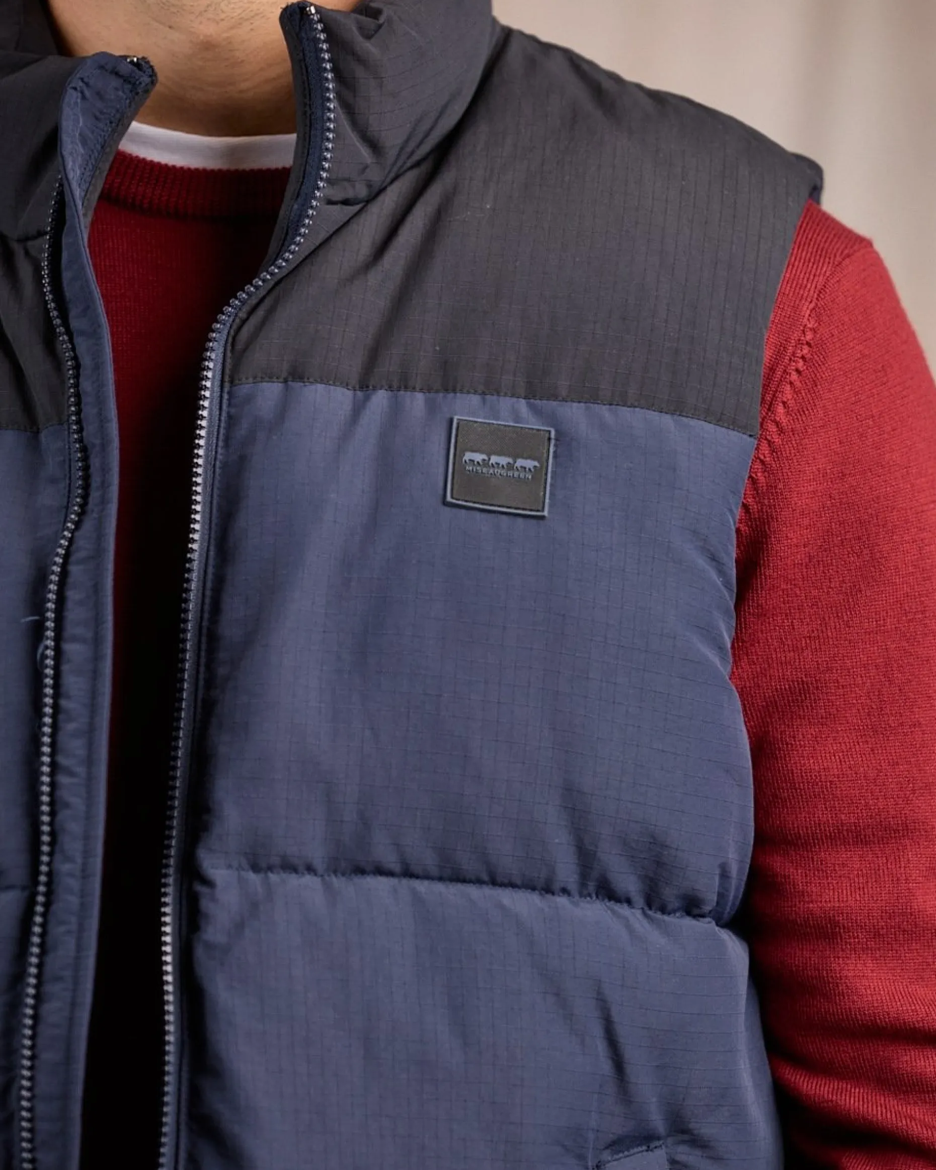 Homme Mise Au Green Doudoune Camilo bleu marine