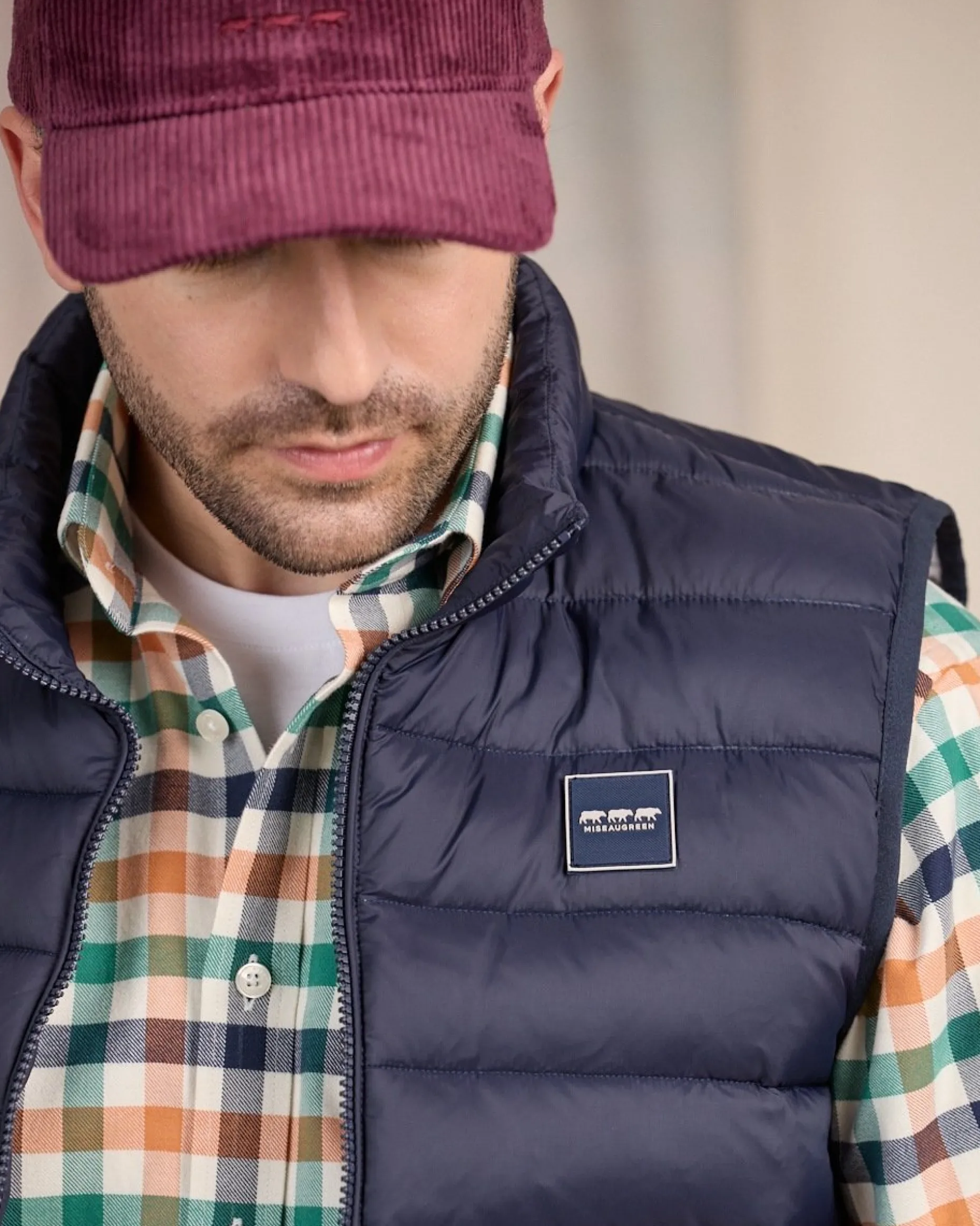 Homme Mise Au Green Doudoune Carter bleu marine