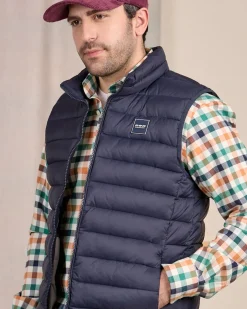 Homme Mise Au Green Doudoune Carter bleu marine