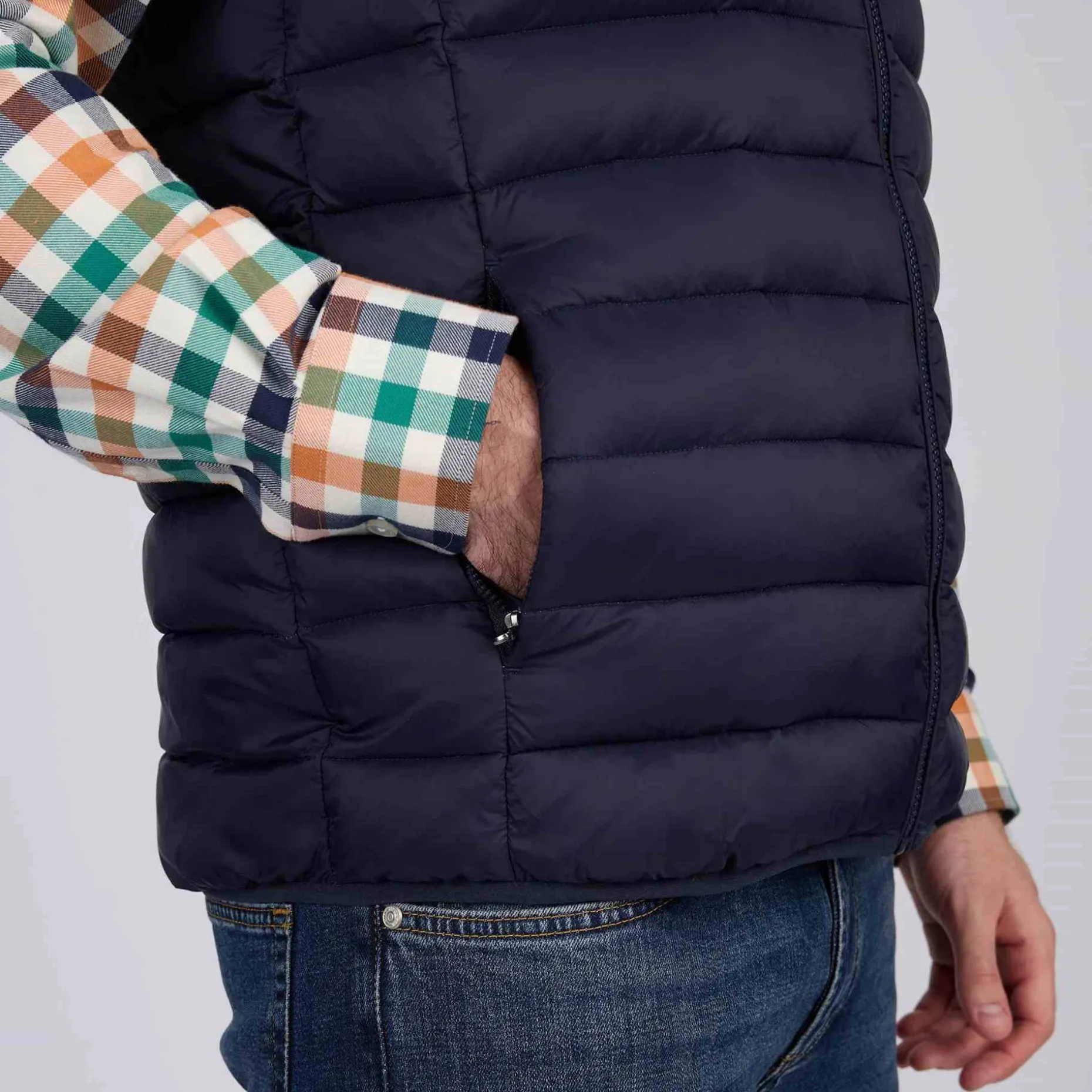 Homme Mise Au Green Doudoune Carter bleu marine