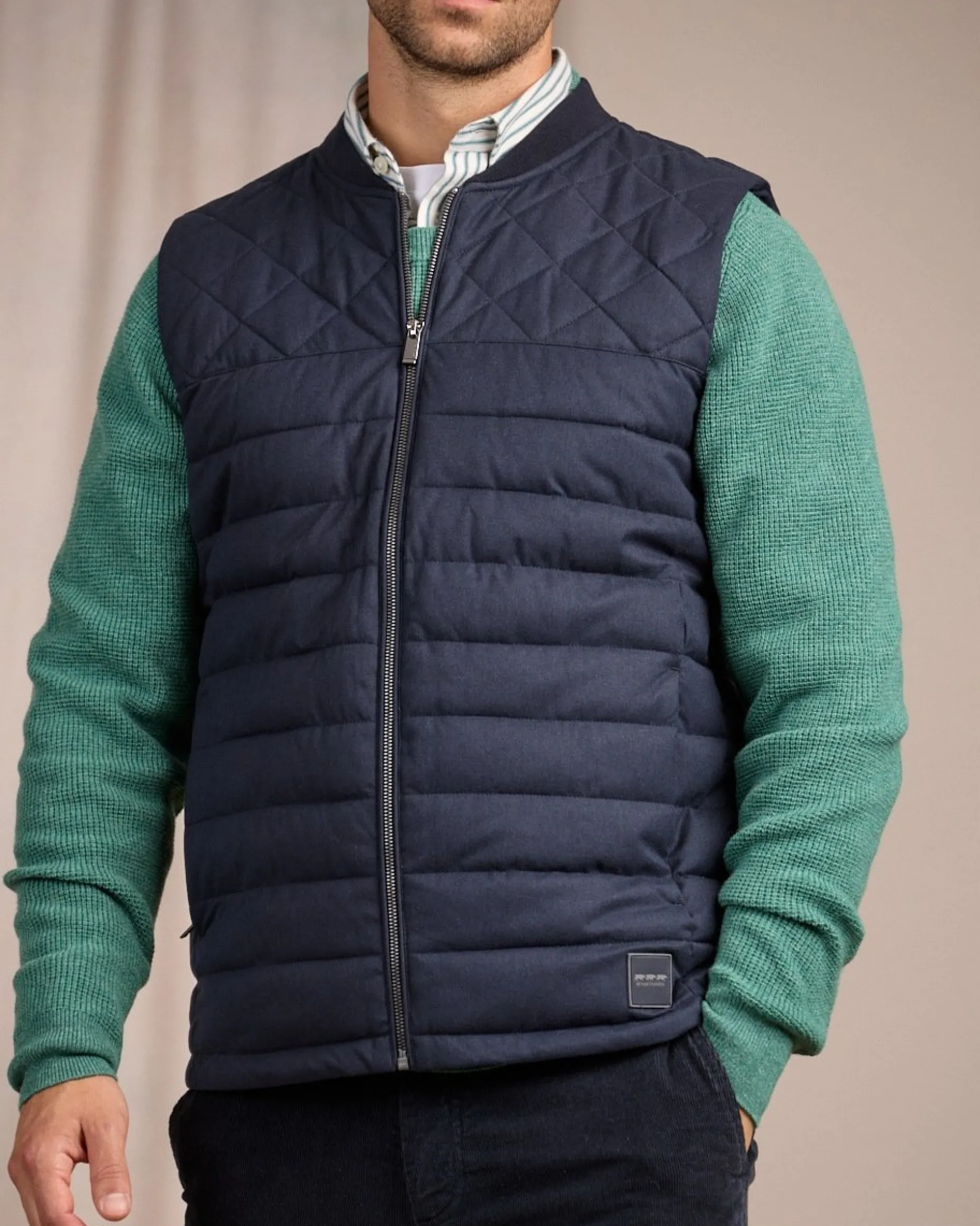 Homme Mise Au Green Doudoune Charles bleu marine