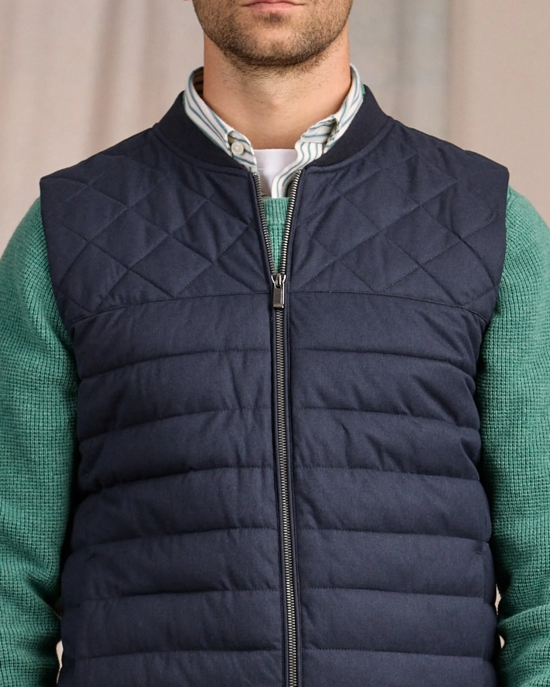 Homme Mise Au Green Doudoune Charles bleu marine