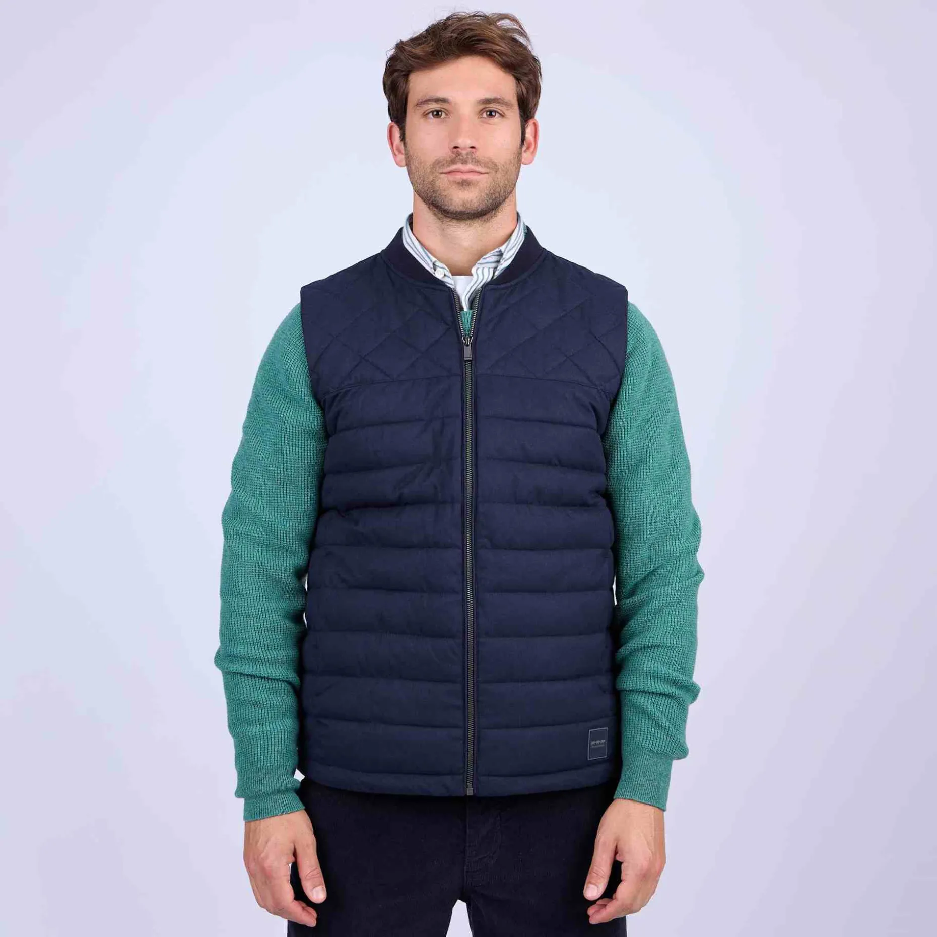 Homme Mise Au Green Doudoune Charles bleu marine
