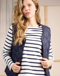 Femme Mise Au Green Doudoune Cheryl bleu marine