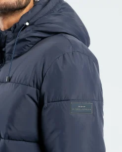 Homme Mise Au Green Doudoune courte bleu marine