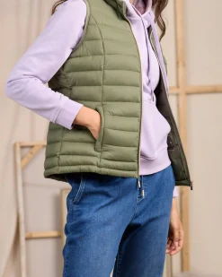 Femme Mise Au Green Doudoune sans manches