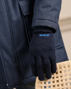 Homme Mise Au Green Gants Connie bleu marine