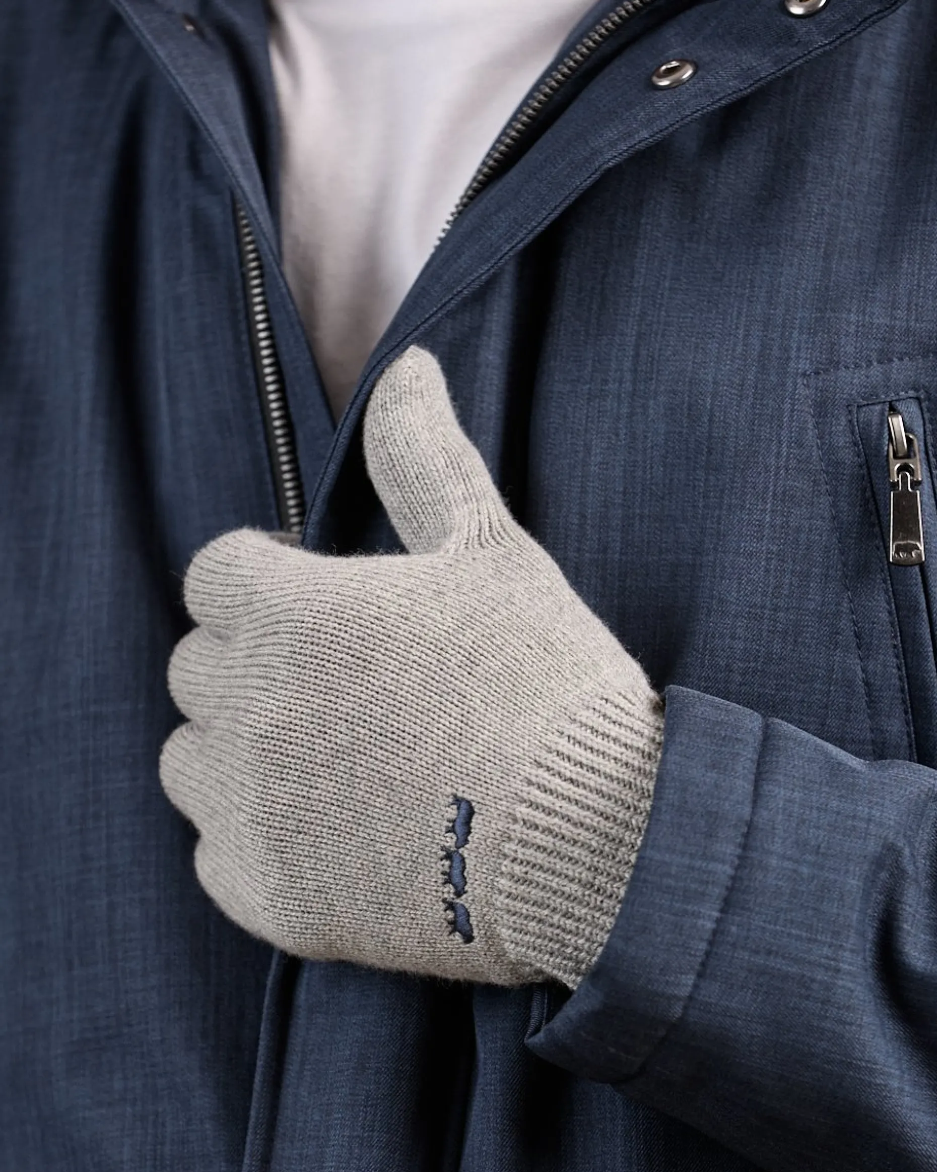 Homme Mise Au Green Gants Connie gris moyen