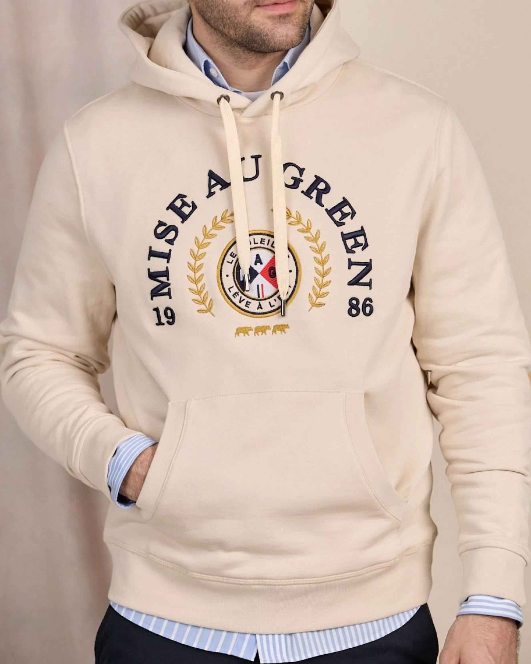 Homme Mise Au Green Hoodie blason