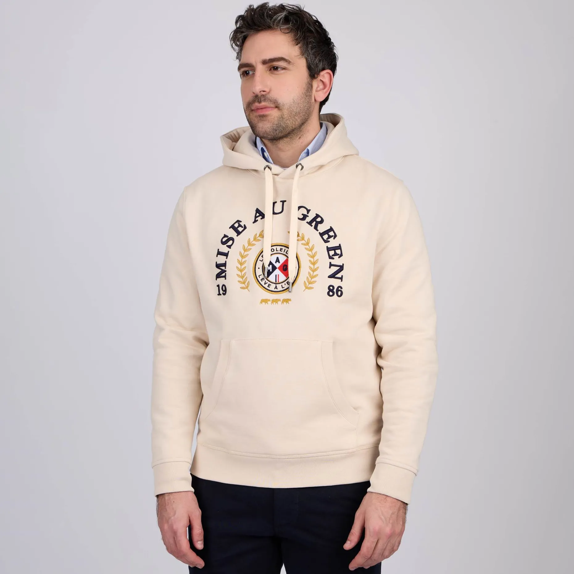 Homme Mise Au Green Hoodie blason