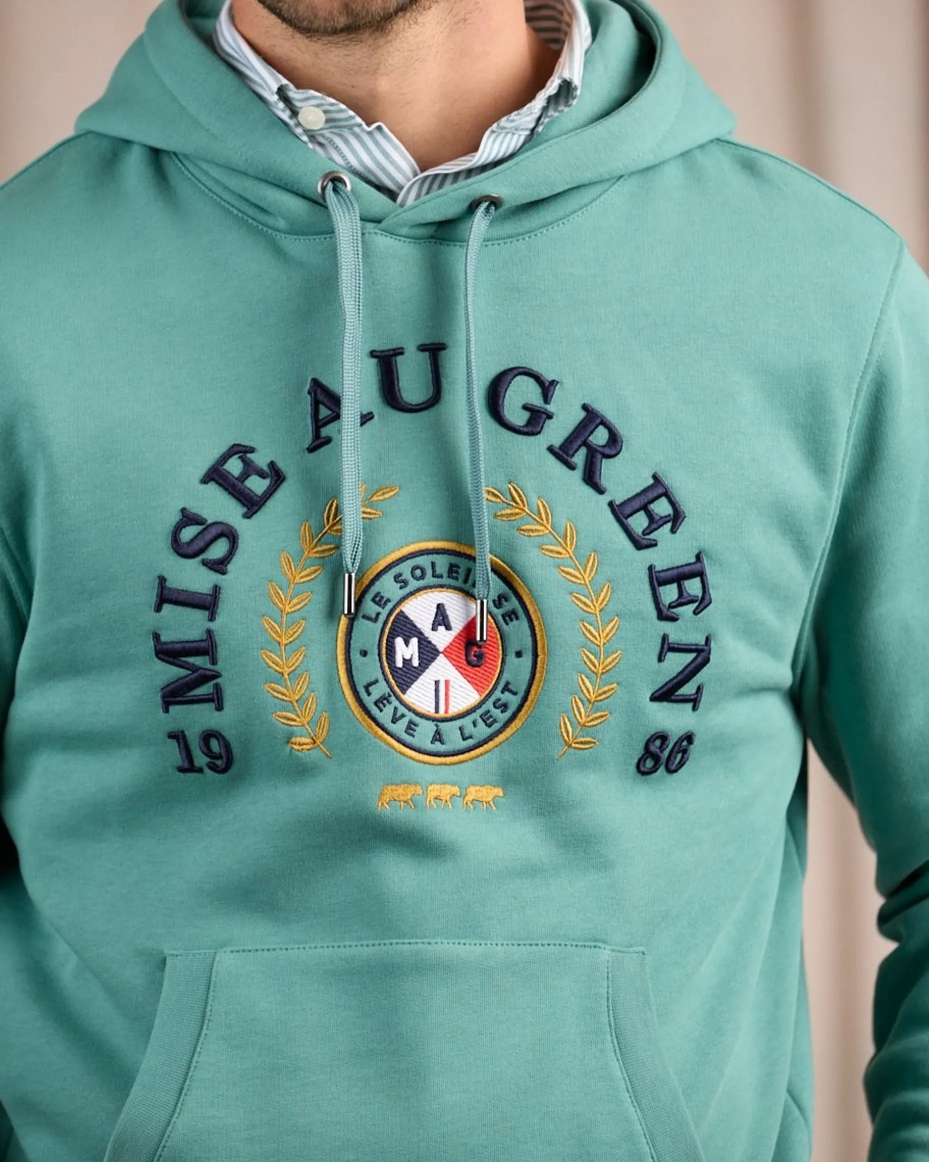 Homme Mise Au Green Hoodie blason