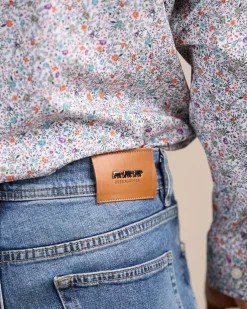 Homme Mise Au Green Jean Anto bleach blue