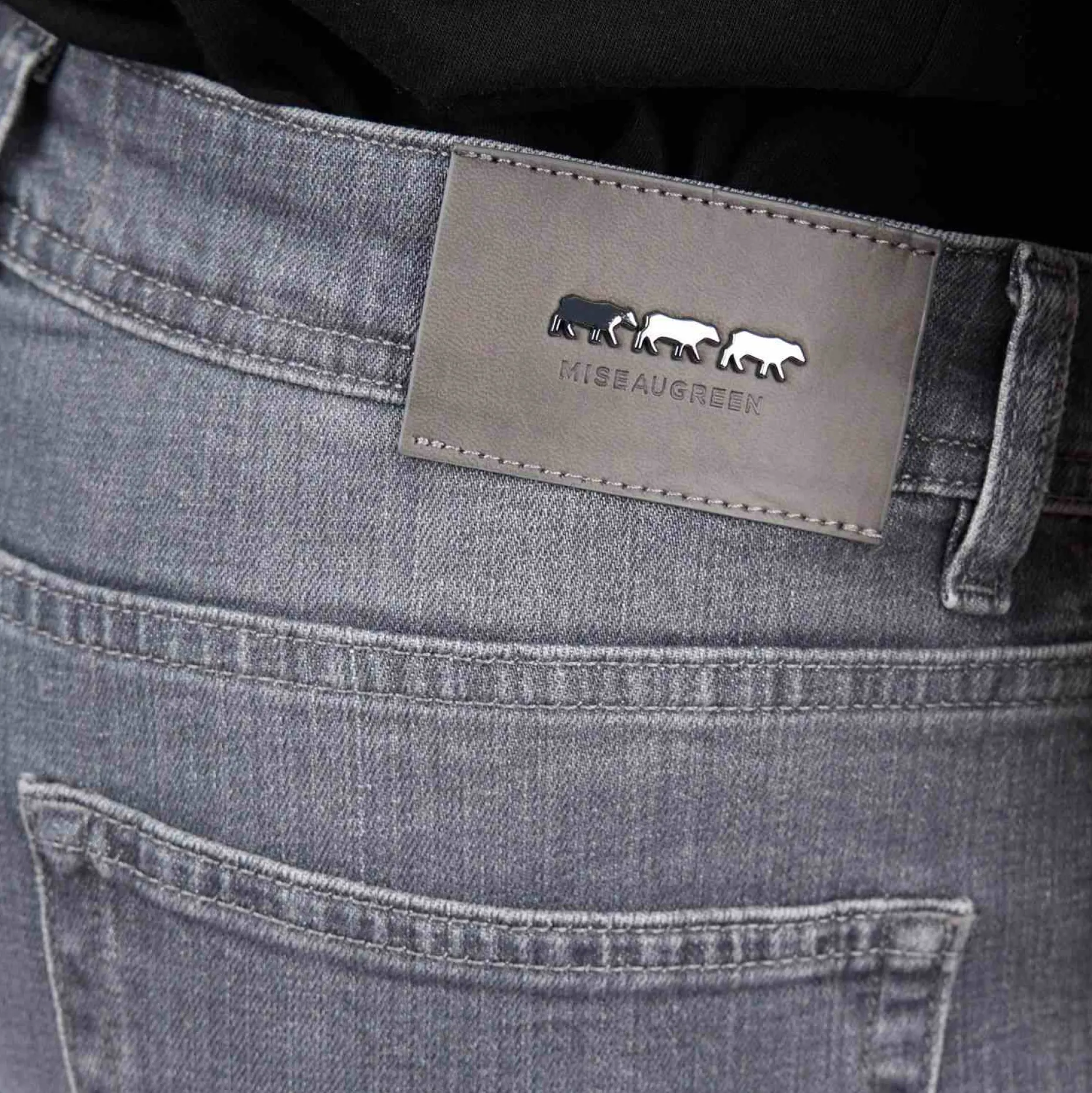 Homme Mise Au Green Jean Anto gris moyen