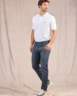 Homme Mise Au Green Jean Aston bleach blue