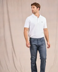 Homme Mise Au Green Jean Aston bleach blue