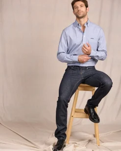 Homme Mise Au Green Jean brut