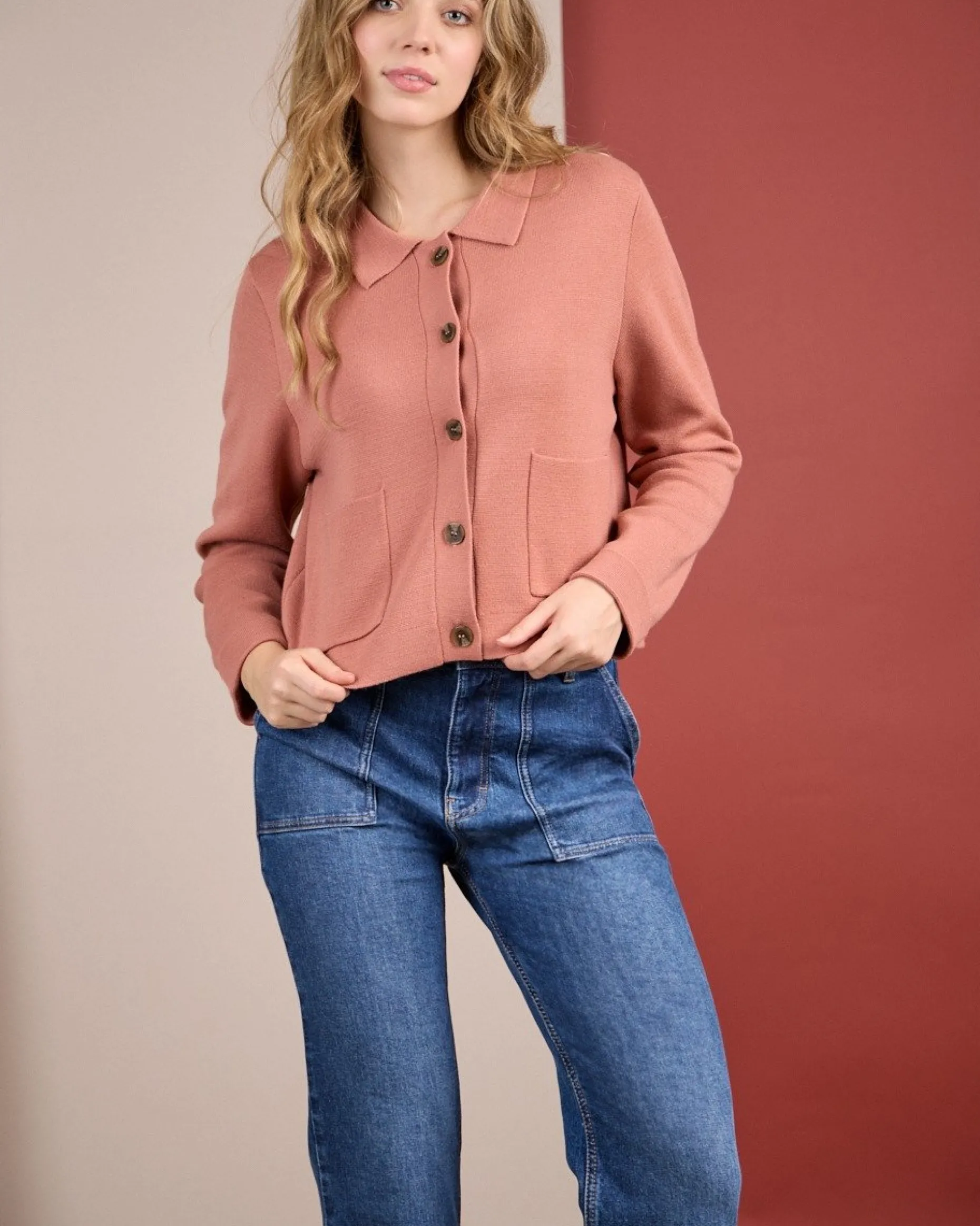 Femme Mise Au Green Jean Cyrile mid blue