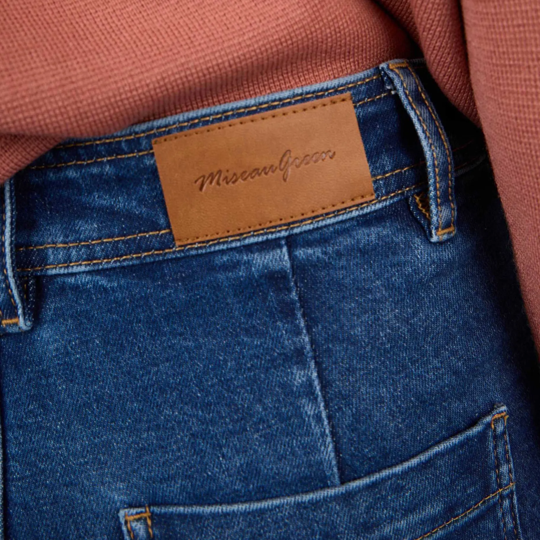 Femme Mise Au Green Jean Cyrile mid blue