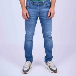 Homme Mise Au Green Jean Super Flex bleach blue