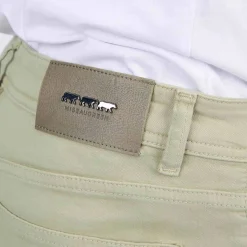 Homme Mise Au Green Jean Super Flex kaki clair