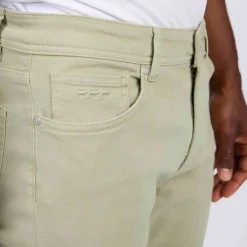 Homme Mise Au Green Jean Super Flex kaki clair