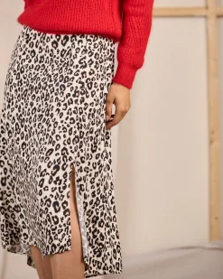 Femme Mise Au Green Jupe léopard