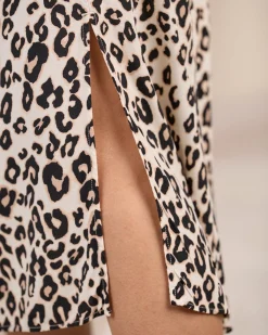 Femme Mise Au Green Jupe léopard