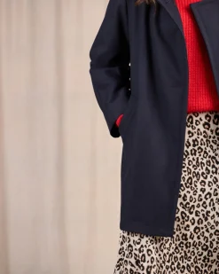 Femme Mise Au Green Manteau Céline bleu marine