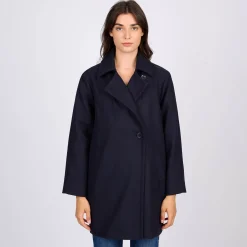 Femme Mise Au Green Manteau Céline bleu marine