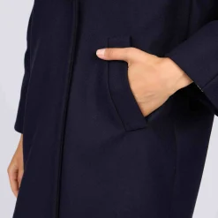 Femme Mise Au Green Manteau Céline bleu marine