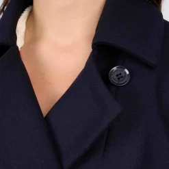 Femme Mise Au Green Manteau Céline bleu marine