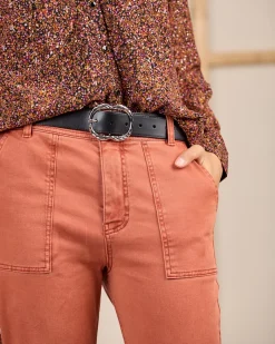 Femme Mise Au Green Pantalon à poches charpentier