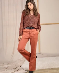 Femme Mise Au Green Pantalon à poches charpentier