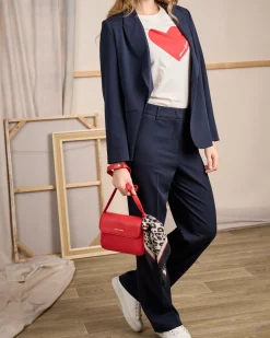 Femme Mise Au Green Pantalon Carlos bleu marine