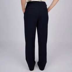 Femme Mise Au Green Pantalon Carlos bleu marine