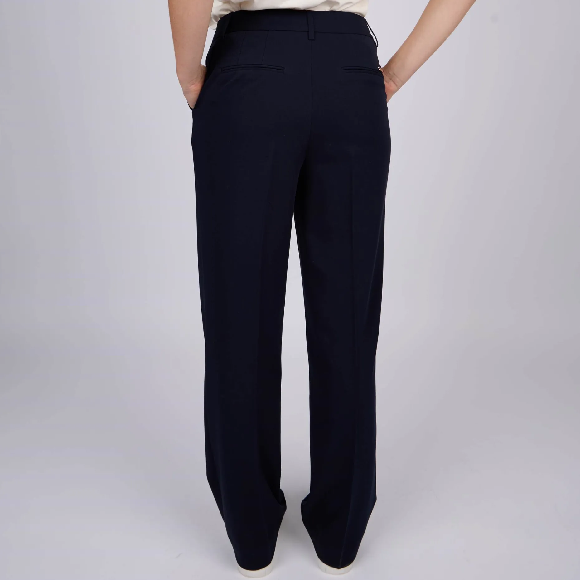 Femme Mise Au Green Pantalon Carlos bleu marine